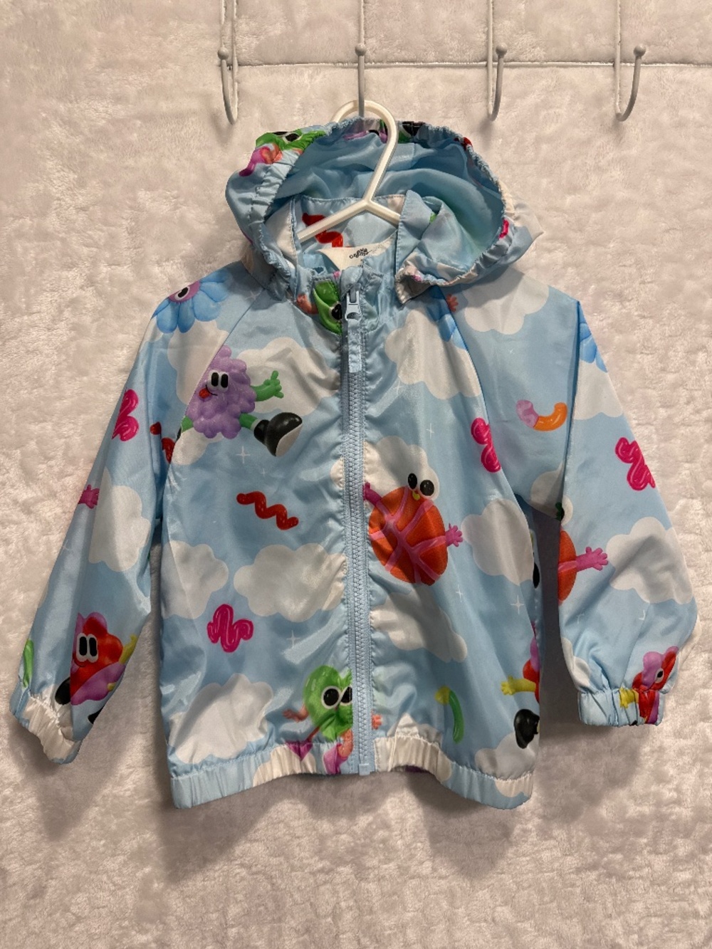Eva Cremers x H&M collection, light blue hooded windbreaker jacket Baby size 18M